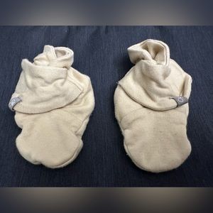 Goumi Booties - Tan - Size 3-6 months